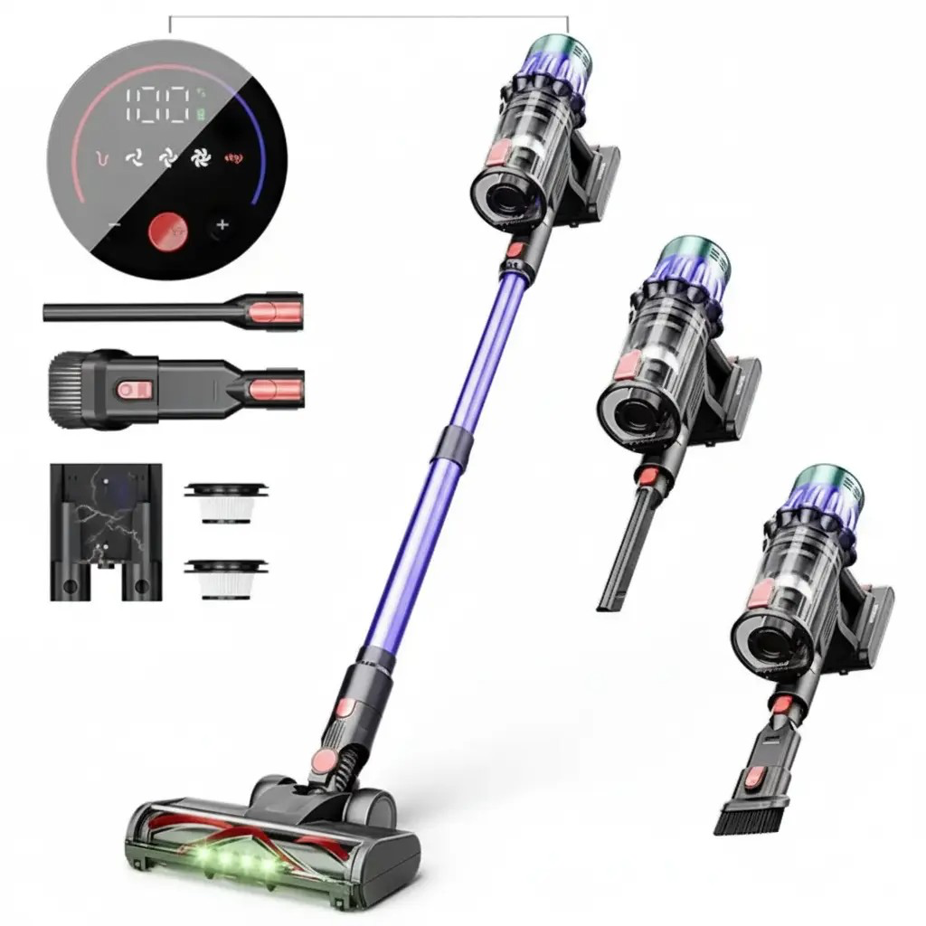 Cordless vertical vacuum cleaner 