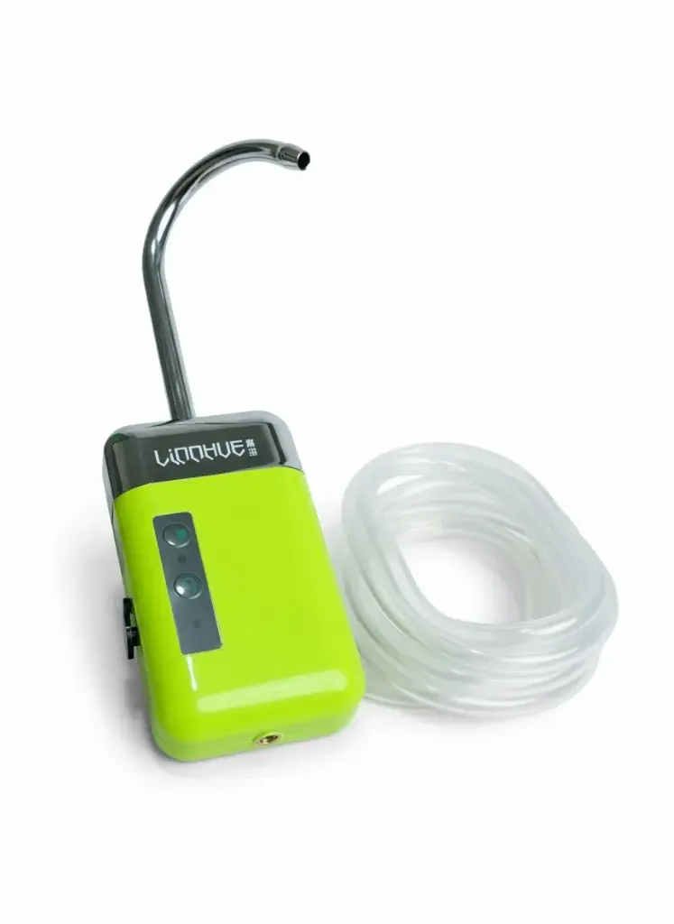 Portable Mini Oxygen Pump With Air Stone Tube 3-in-1 Sensing USB Charging Automatic Water Pump LED Lighting For Outdoor Camping  with tri-pod stand 